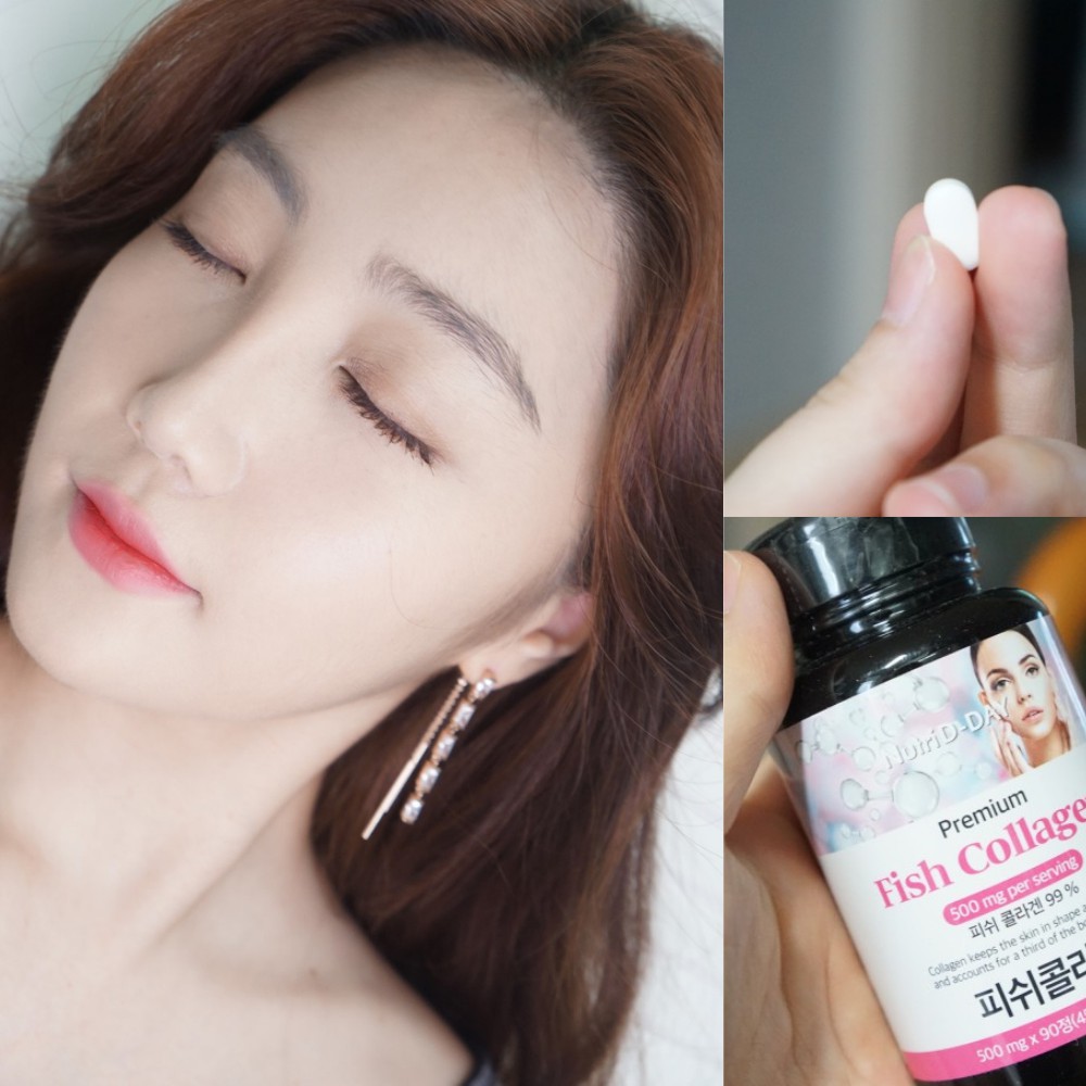 Viên uống Premium Fish Collagen 99% Đẹp da - Chống lão hóa Nutri D-Day 90 Viên ( có Bill) | BigBuy360 - bigbuy360.vn