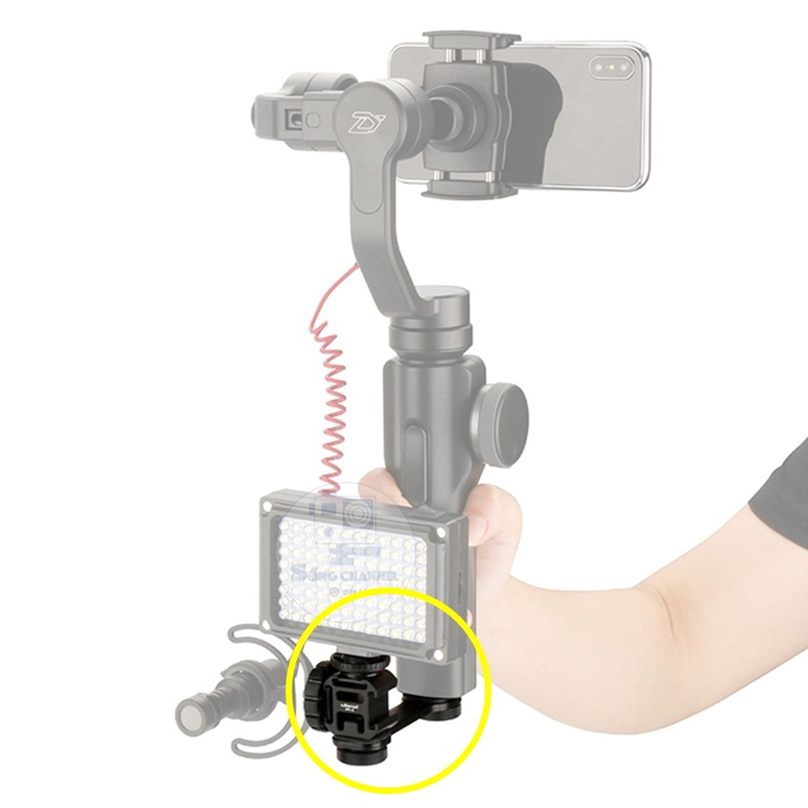 Ngàm mở rộng Ulanzi Triple Cold Shoe PT-3