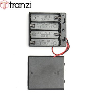 Hộp đế pin AA 4 cell có nắp