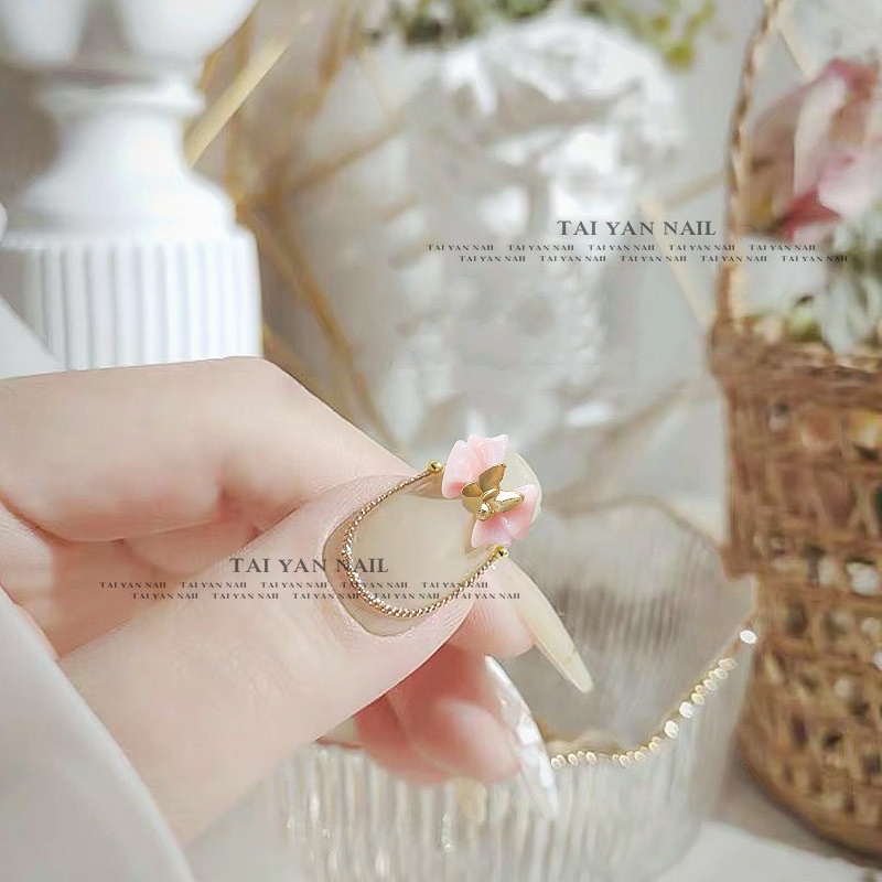 nơ bịch trang trí móng