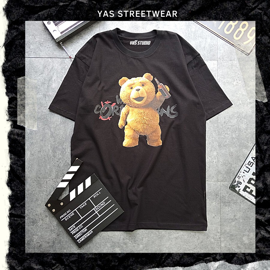 Áo thun tay lỡ form rộng YAS STREETWEAR phông unisex nam nữ, chất thun cotton100% phong cách streetstyle HÌNH IN KO TRÓC