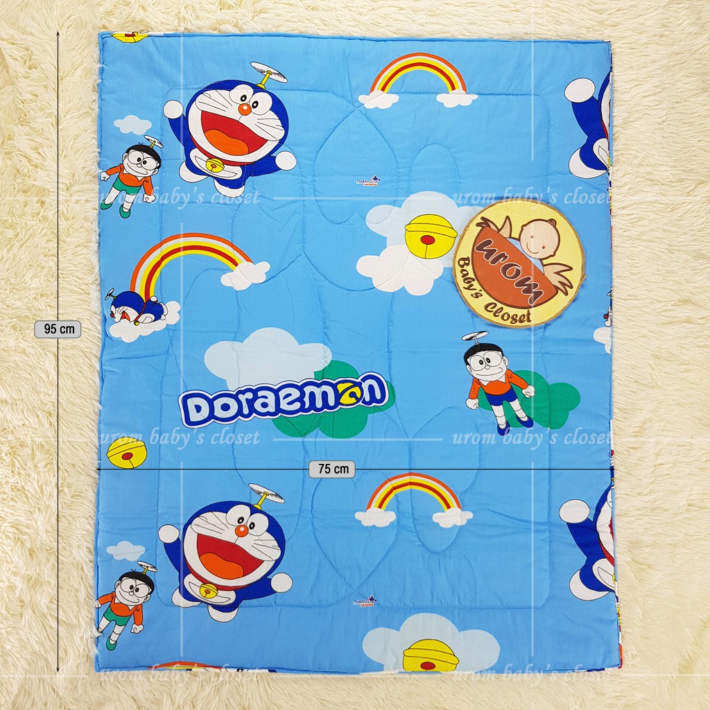 Chăn mền chần bông cho em bé 75x95cm Cotton Thắng Lợi họa tiết hoạt hình trẻ em