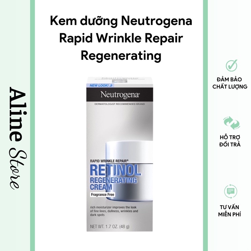 Kem dưỡng Neutrogena Rapid Wrinkle Repair Regenerating (48g)