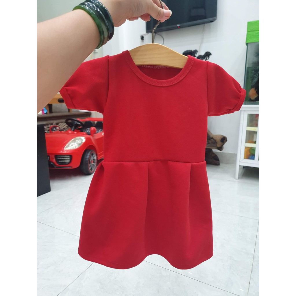 [HOT] VÁY BASIC MÀU TRƠN COTTON HÈ THOÁNG MÁT HÚT MỒ HÔI CHO BÉ YÊU CỰC XINH | 7-17KG | VIDEO THẬT | SHOP BEECOW