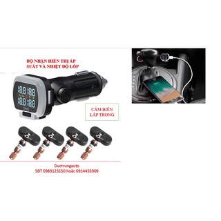 Bộ cảm biến áp suất lốp ô tô cắm tẩu hãng Icar