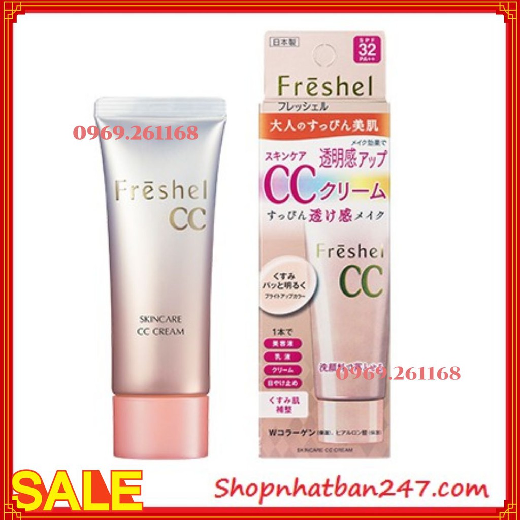 Kem trang điểm CC Kanebo Freshel CC cream SPF 32 PA++ - 100% Authentic