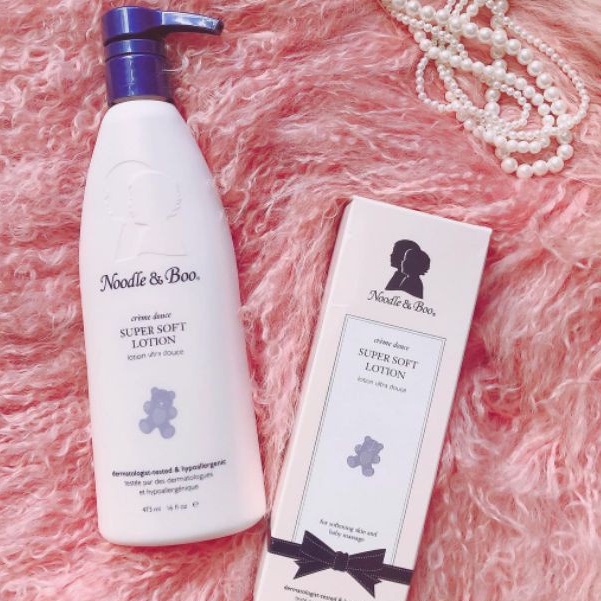 Lotion Noodle Boo Super Soft dưỡng da siêu mềm cho bé từ sơ sinh 473ml [CHÍNH HÃNG MỸ]