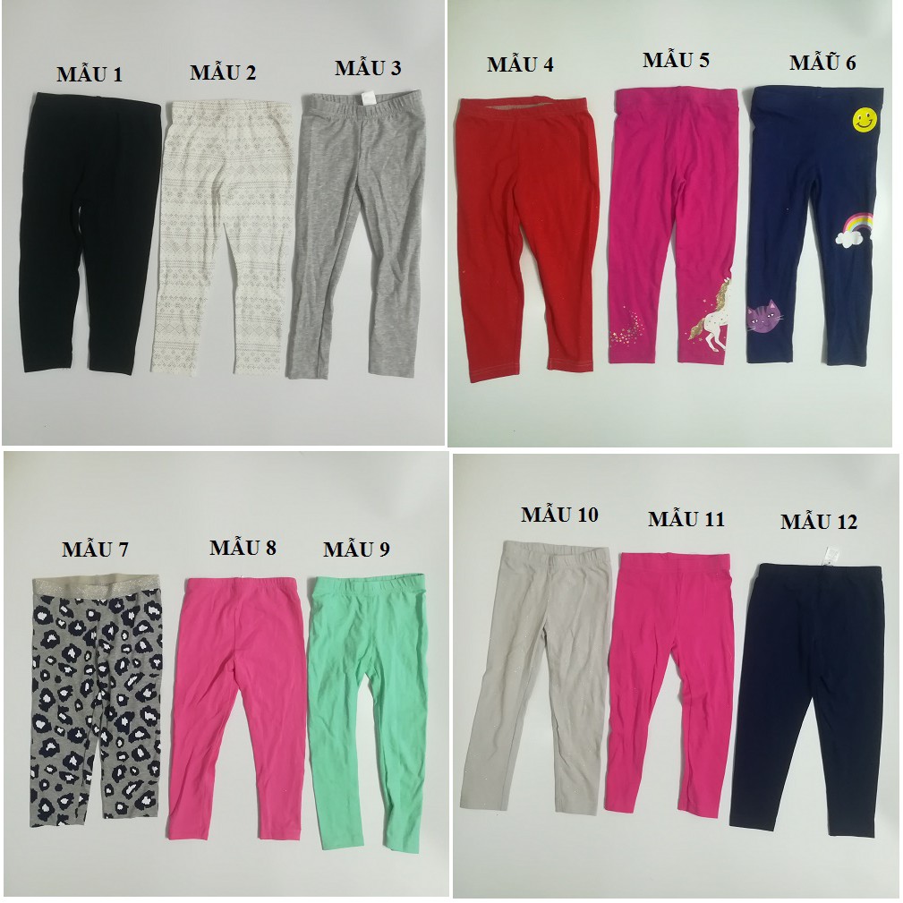 Quần legging bé gái size 2 tuổi