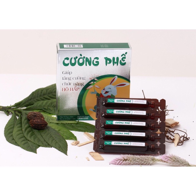 Siro Ho Cường Phế tăng cường chức năng hô hấp.