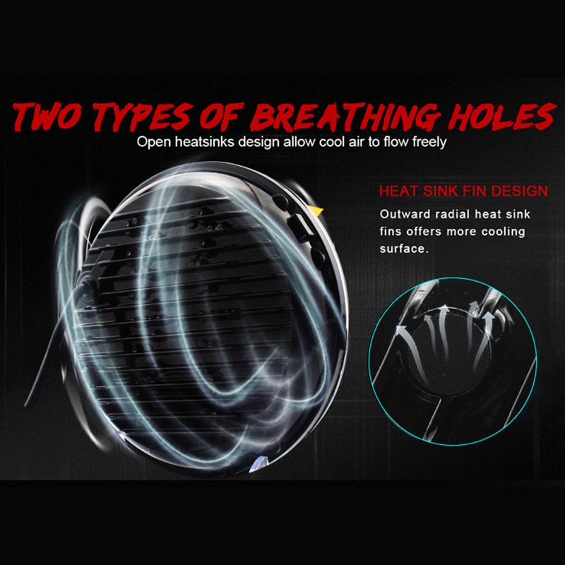 Đèn Pha LED Tròn 7 Inch 35W Chuyên Dụng Cho Wrangler