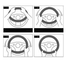 Bọc vô lăng ôtô các dòng xe HUYNDAI da cacbon 4S cao cấp - Bảo hành 12 tháng