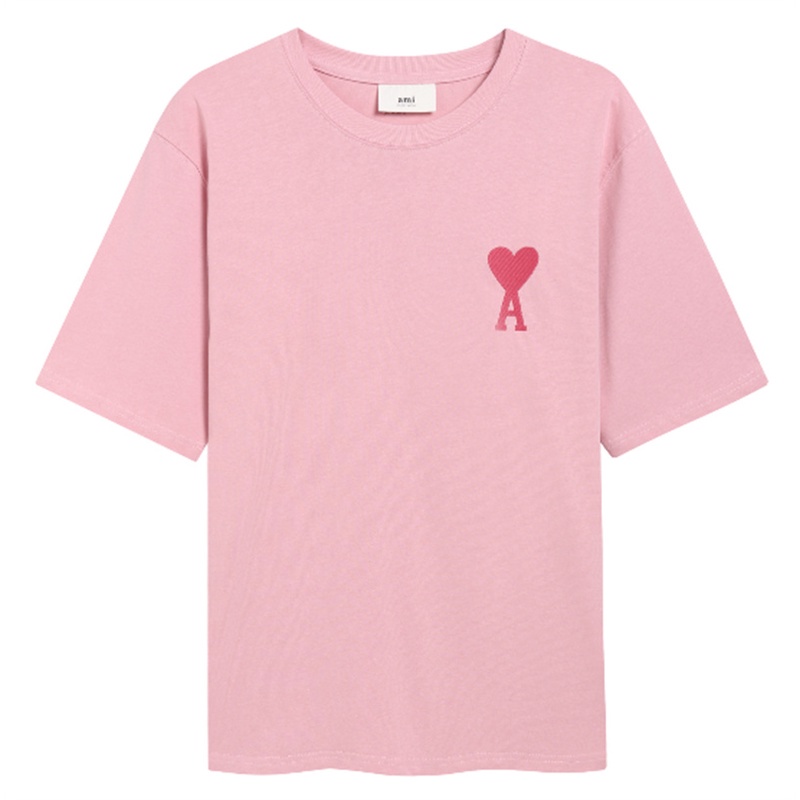 Áo Thun Cotton Thể Thao Tay Ngắn Plus Size Thêu Họa Tiết Ami Bán Chạy Nhất Cho Nam Và Nữ