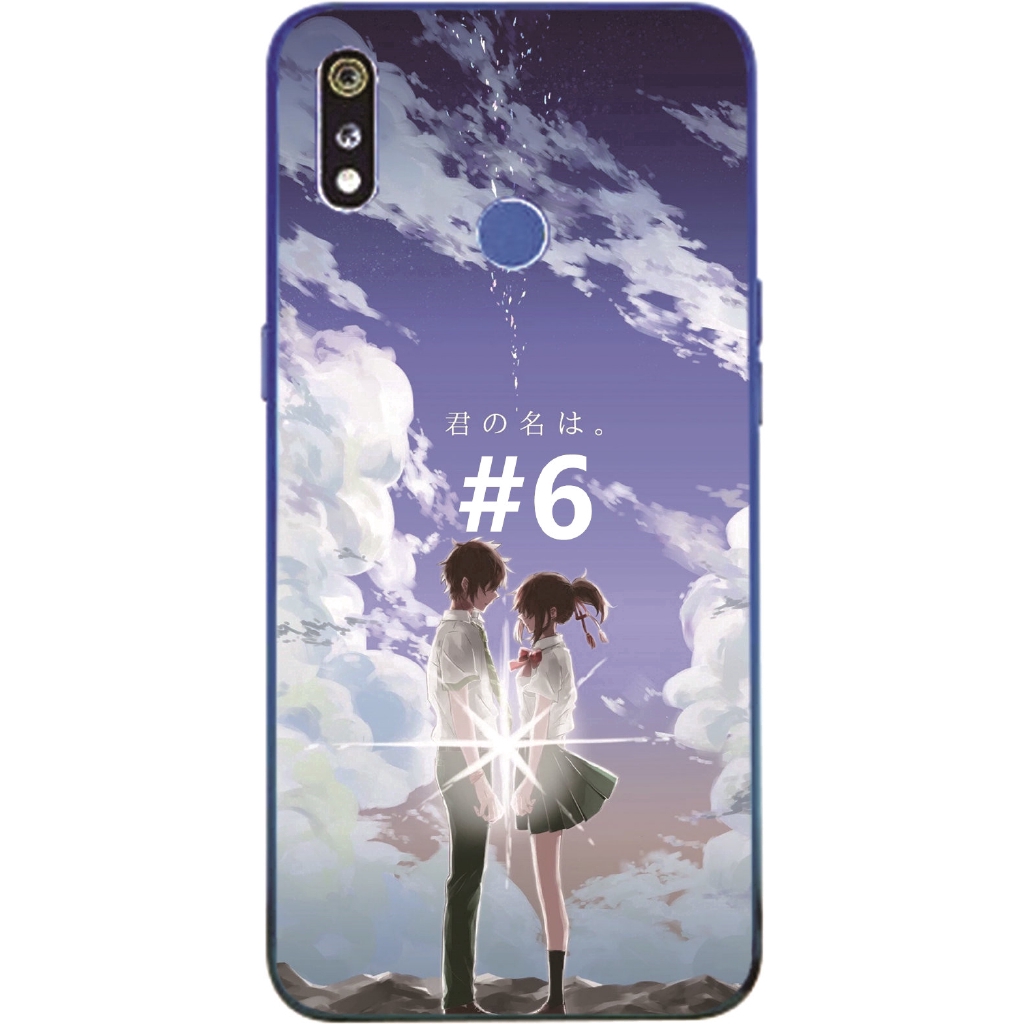 Ốp điện thoại hoạ tiết hoạt hình Anime cho OPPO Realme 3 OPPO A7 2018