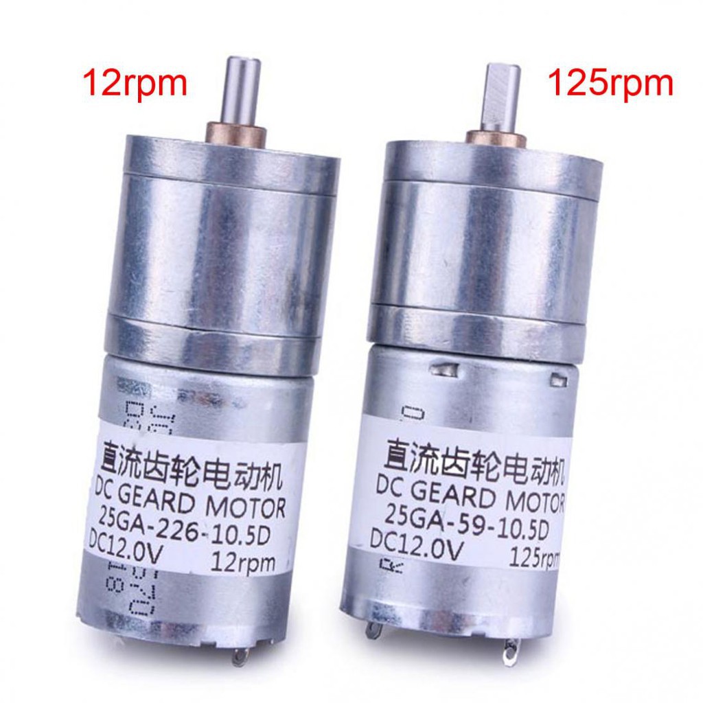 Động Cơ Giảm Tốc Điện Một Chiều 12V Dc