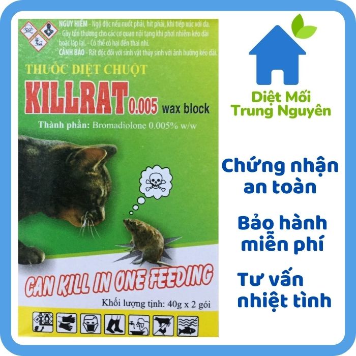 KILLRAT thuốc diệt chuột 40gram