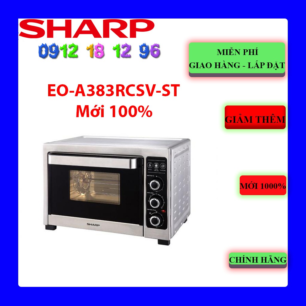 FREESHIP - Lò Nướng SHARP EO-A383RCSV-ST - 38 LÍT - 1800W