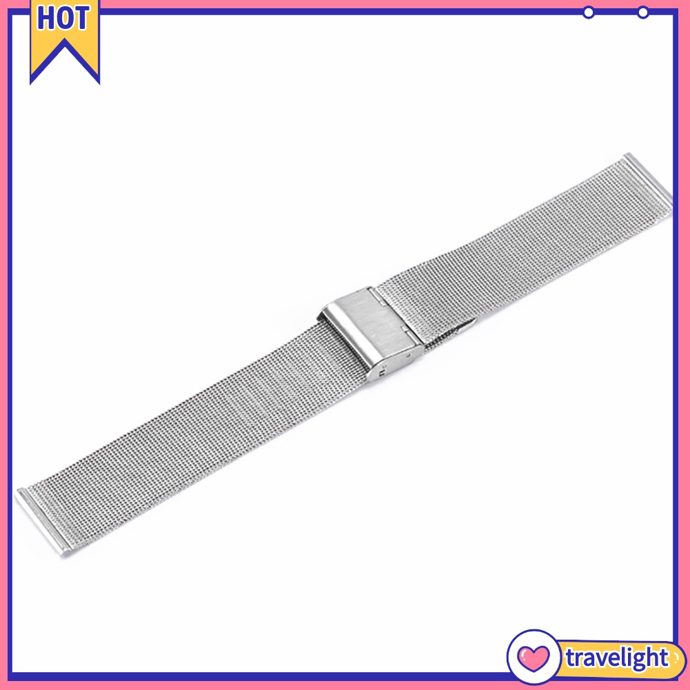 [Travelight] Dây Đeo Thay Thế Bằng Thép Không Gỉ Cao Cấp Cho Đồng Hồ K3 18mm - 24mm