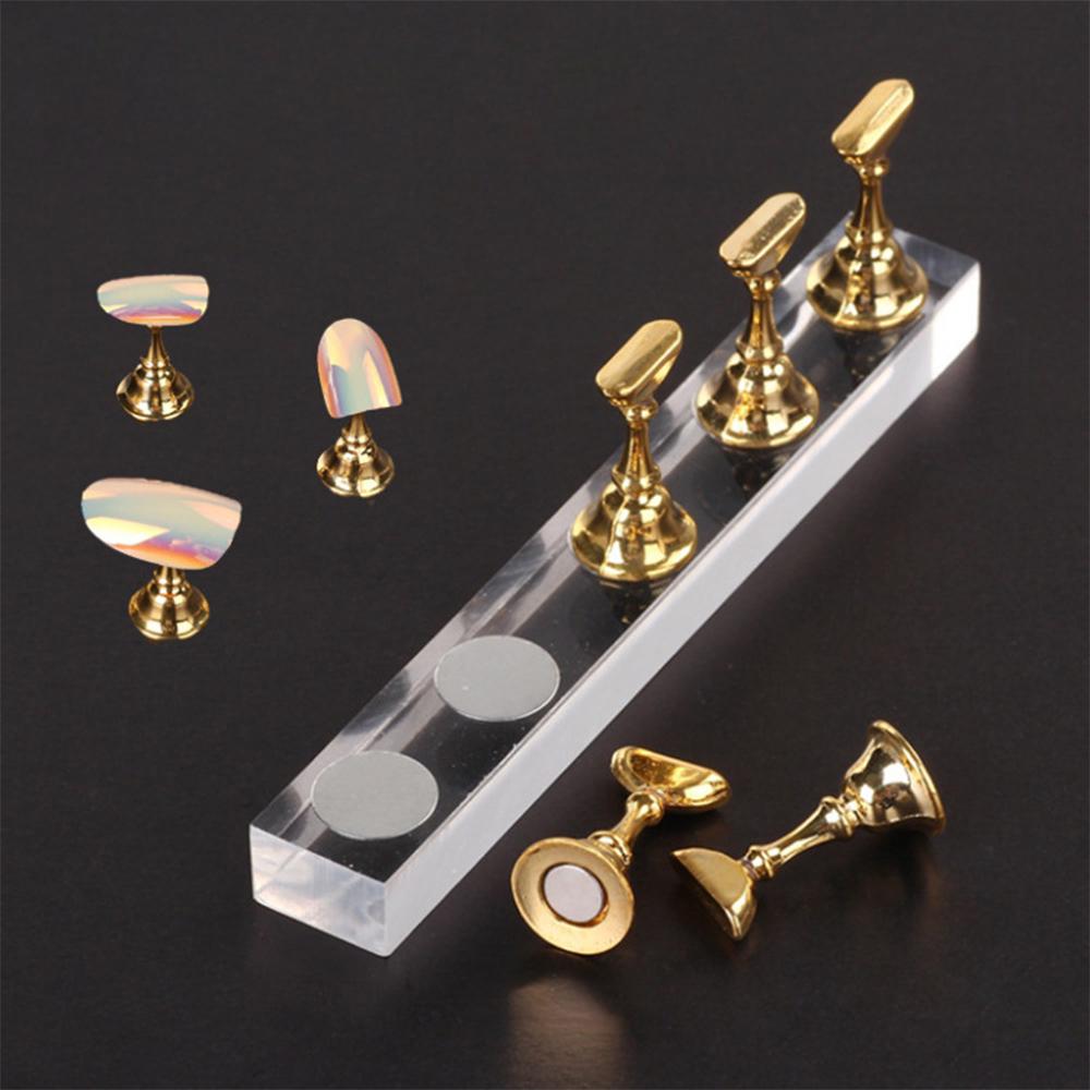 [Hàng mới về] Giá đỡ trưng bày móng tay chất liệu acrylic trong suốt nhiều màu sắc