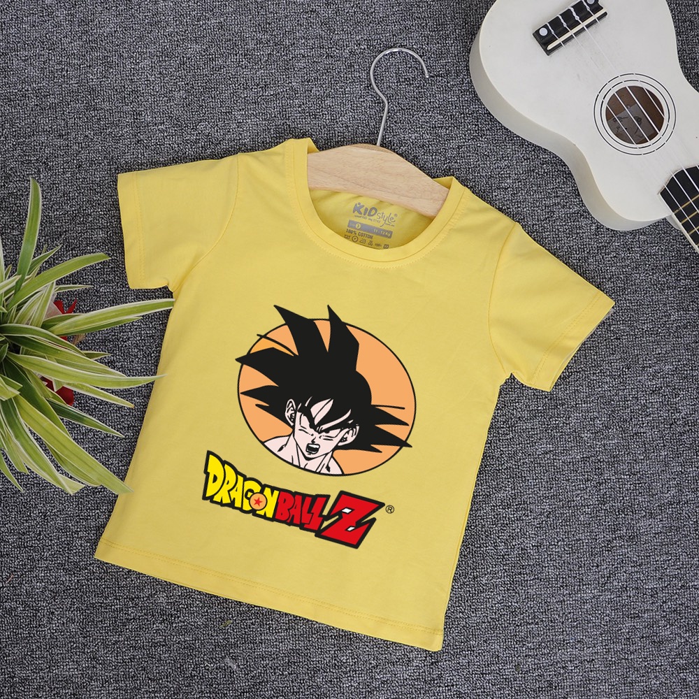 áo thun bé trai songoku dragonball 7 viên ngọc rồng bé trai nhân vật anime dễ thương cotton co giãn dễ chịu mát mẻ