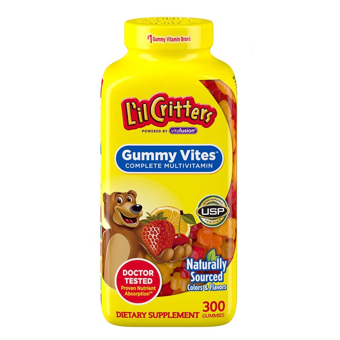 L’il Critters Gummy Vites - Kẹo Dẻo Bổ Sung Vitamin Gummy vites 300 viên