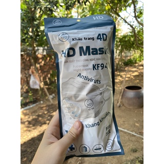 Khẩu trang y tế kháng khuẩn 4d kf94 - khẩu trang y tế - túi gồm 10 cái