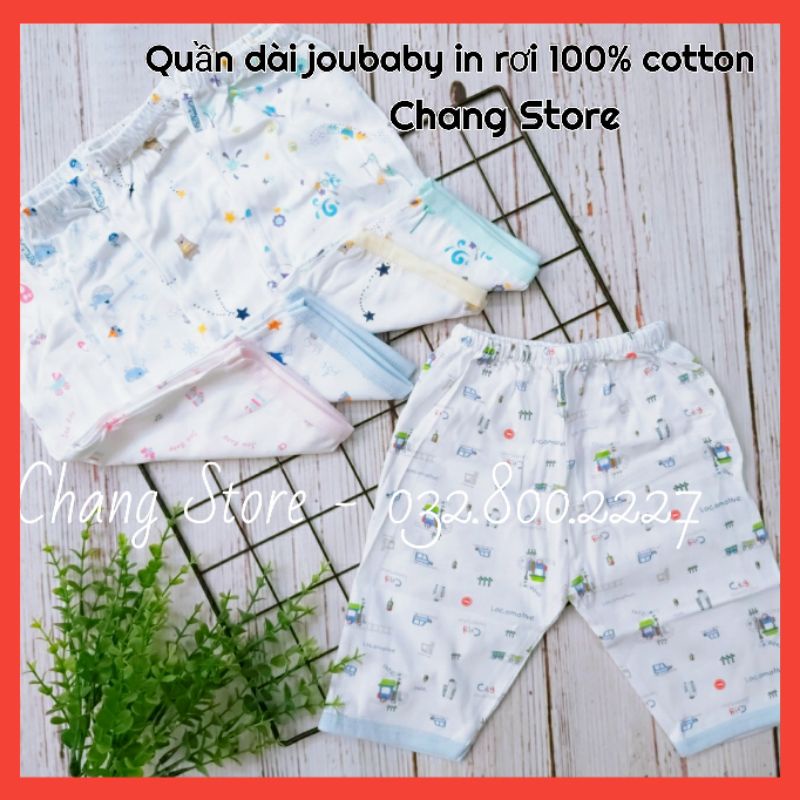 QUẦN DÀI JOU IN RƠI 100% COTTON ( 3-9KG)