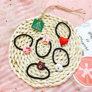 CỘT TÓC HÌNH THÚ DẺO CUTE ẢNH THẬT