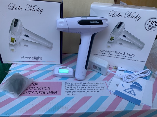 Máy triệt lông trẻ hóa da mini Lescolton Lobe Moky T-006 New { Tặng Kèm Gel Triệt Lông }