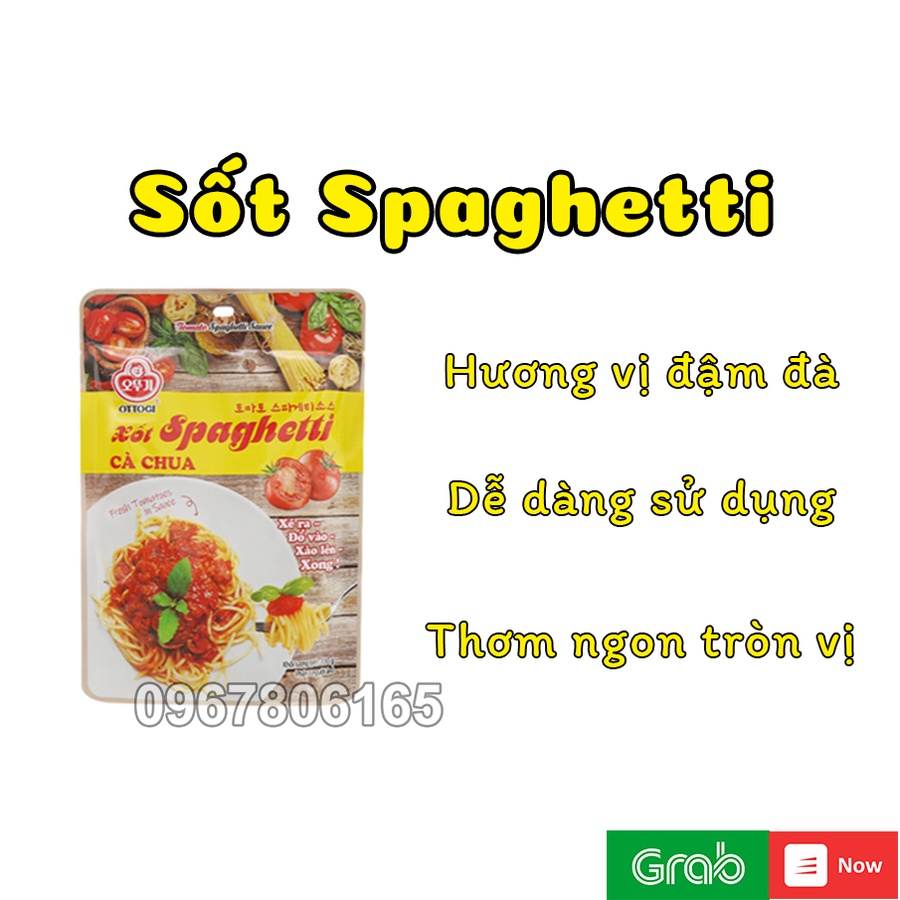 Sốt Spaghetti OTTOGI Cà Chua – Xốt Spaghetti Nấu Mỳ Ý 110g