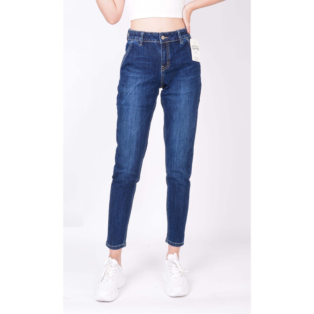 Quần jean nữ ống rộng baggy đẹp lưng cao cạp bán chun trơn hàng hiệu cao cấp mã 420 VANIZEN | BigBuy360 - bigbuy360.vn