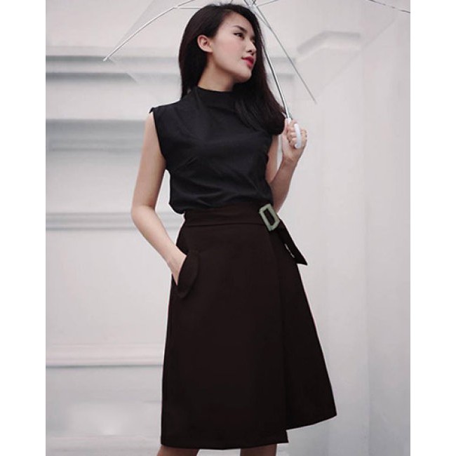 Chân Váy Đắp Tà Phối Túi | BigBuy360 - bigbuy360.vn