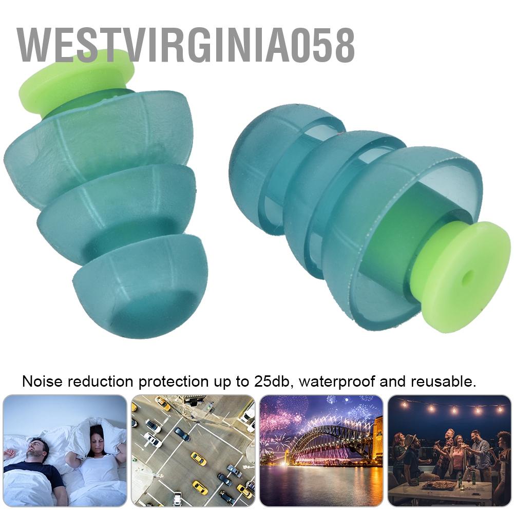 Westvirginia058 Silicone Noise Reduction Earplugs Learning Sleep Travel Hearing Protection Ear plugs