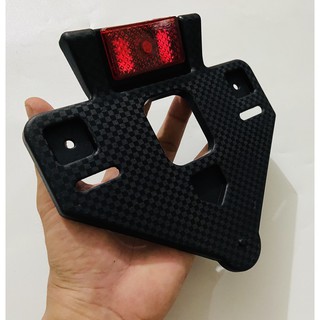 Bát biển tam giác xe máy lắp Wave a 2007-2021, Wave 50cc (pát , pass bảng số)