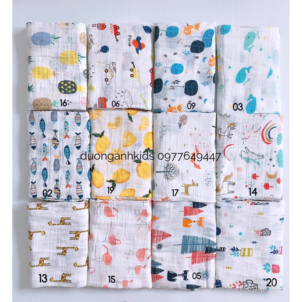Khăn quấn đa năng aden cotton