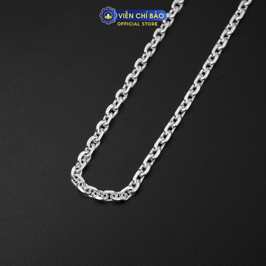 Dây chuyền bạc nam Xích nhỏ chất liệu bạc 925 thời trang phụ kiện trang sức nam Viễn Chí Bảo D300182