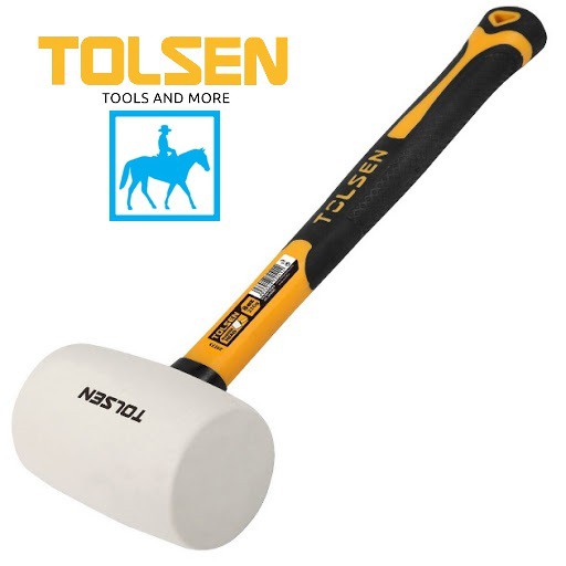 Búa Cao Su Đầu Trắng 8oz 225g Rubber Mallet TOLSEN 25173