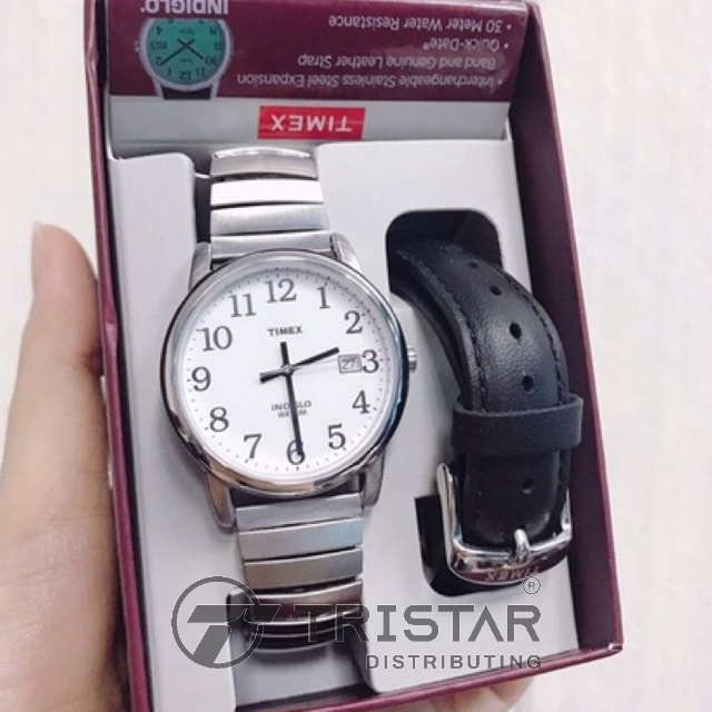 Đồng hồ nam Timex Easy Reader 35mm - TWG025400 Dây Kim Loại - Chính Hãng