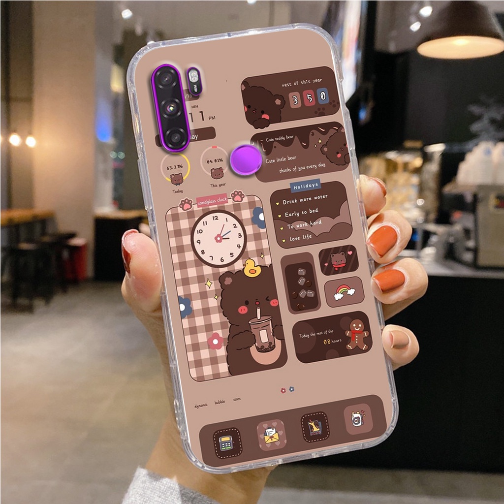ỐP LƯNG VSMART ACTIVE 1 - ACTIVE 1 PLUS - ACTIVE 3 , IN HÌNH GẤU NÂU CHOCOLATE ĐÁNG YÊU.