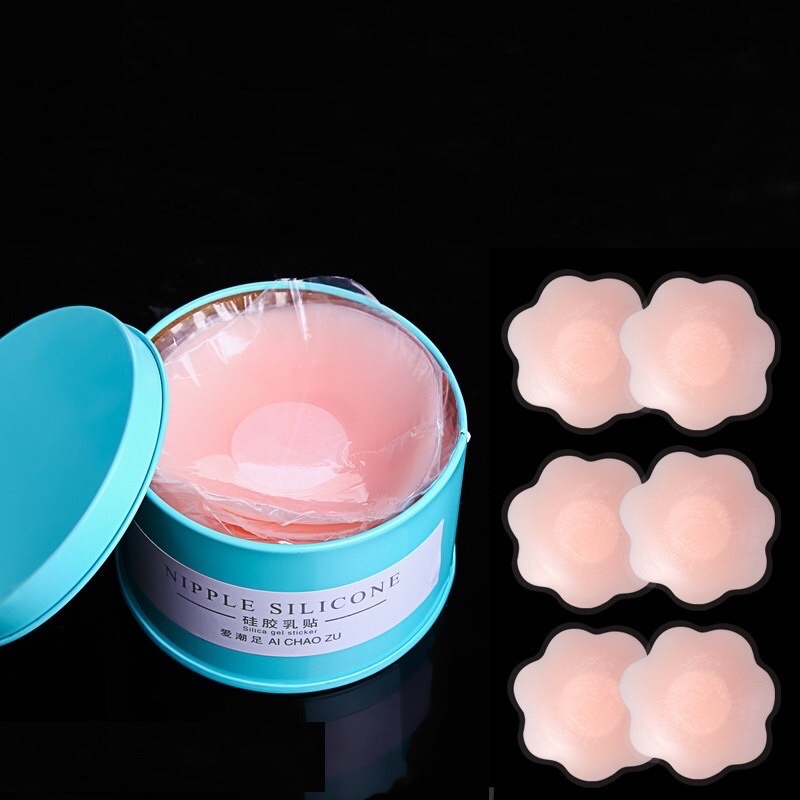 HỘP 10 (5cặp) miếng dán ngực silicon siêu dính