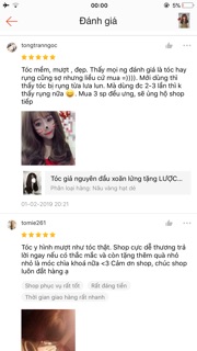 Tóc giả xoăn lửng tặng lược + lưới