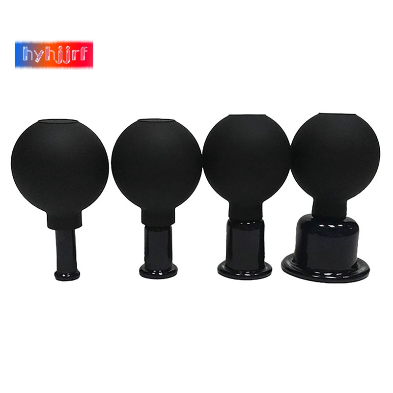 Set 4 máy hút giác hơi đầu cao su chống mỡ chảy xệ chuyên dụng