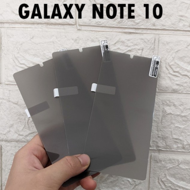 Miếng dán dẻo chống nhìn trộm cho Samsung S21, S21+ Note 20 Ultra/ Note 8/ Note 9/ Note 10/ Note 10 Plus/ S20/ S20+/ S10