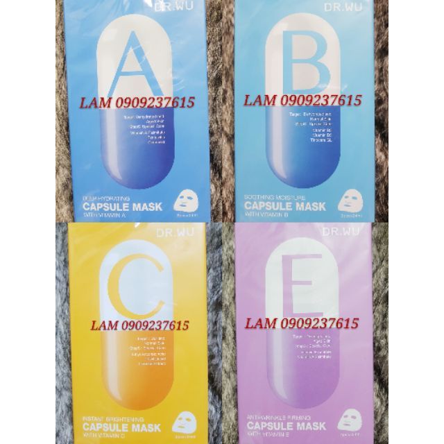 Mặt Nạ DR WU CAPSULE MASK SHEETS (Đủ Bill)