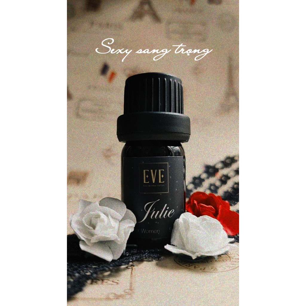 Nước Hoa Cô Bé Bím JULIE 5ml Lưu Hương Thơm Lâu - Nước Hoa Vùng Kín Nữ Chính Hãng EVE Eau de Inner Parfum (Có che tên) | Thế Giới Skin Care