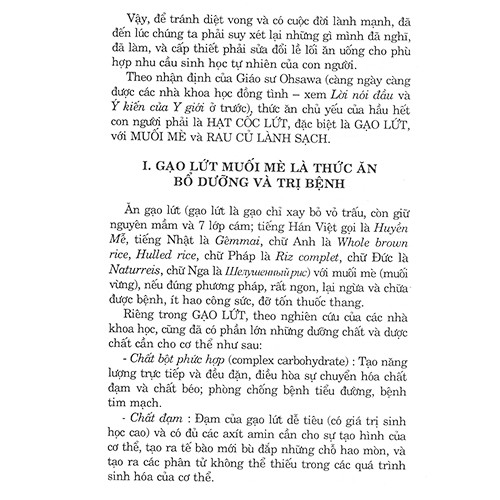 Sách - Ăn Gạo Lứt Muối Mè Tăng Cường Sức Khỏe Và Trị Bệnh Theo Phương Pháp Thực Dưỡng Ohsawa