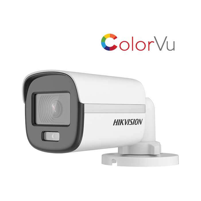 Camera thân trụ có màu ban đêm 2MP (ColorVu)- HIKVISION 𝐃𝐒-𝟐𝐂𝐄𝟏𝟎𝐃𝐅𝟎𝐓-𝐅 - BẢO HÀNH 2 NĂM