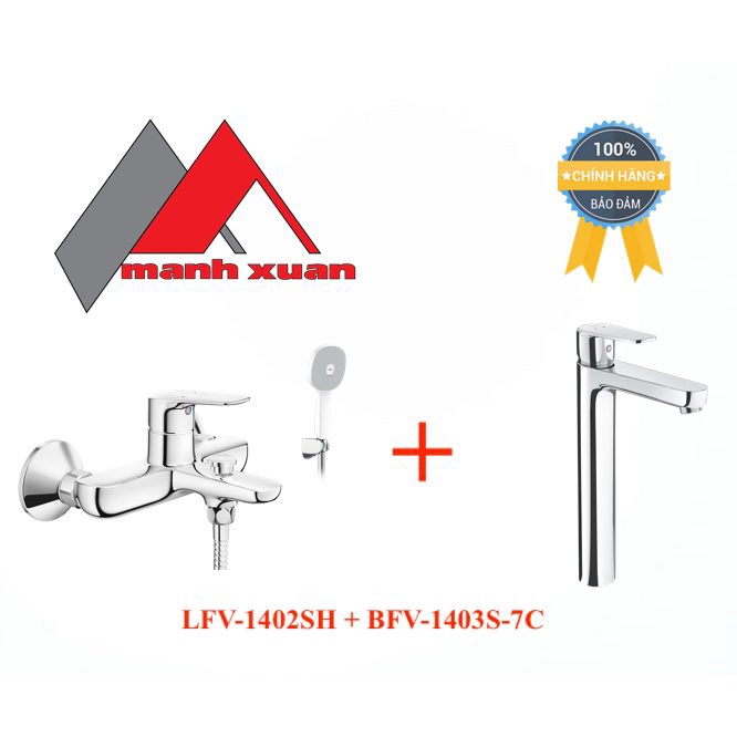 Combo trọn bộ INAX BFV-1403S-7C + LFV-1402SH