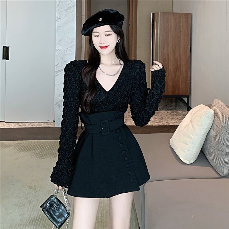 Chân váy COZOKC lưng cao dáng ôm xinh xắn cá tính cho nữ