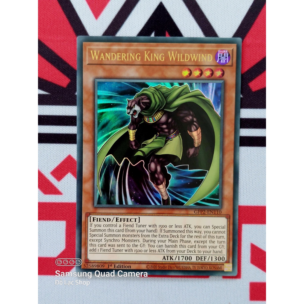 Thẻ Bài Yugioh Monster Wandering King Wildwind - GFP2-EN110 - Ultra Rare