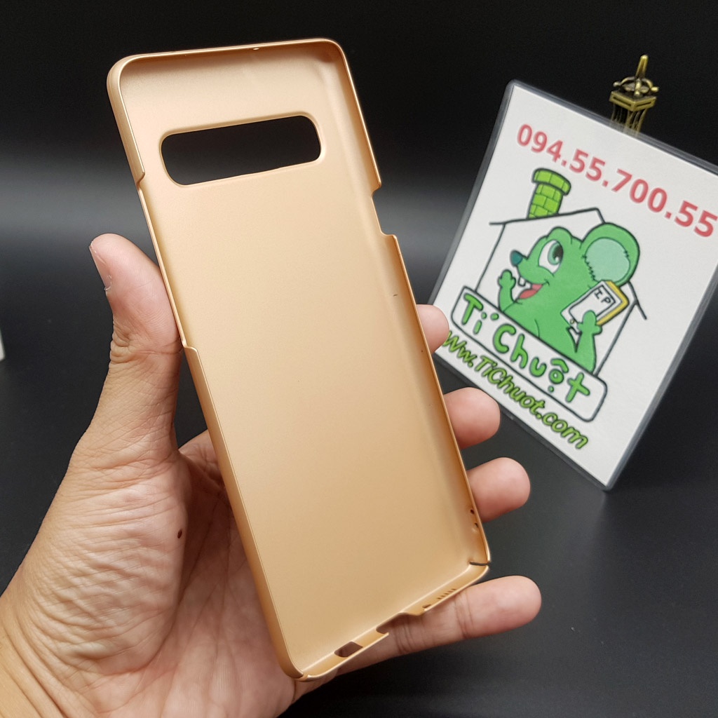 [Ảnh Thật] Ốp Lưng Samsung S10 5G Nhựa Cứng Phủ Nhung Mịn